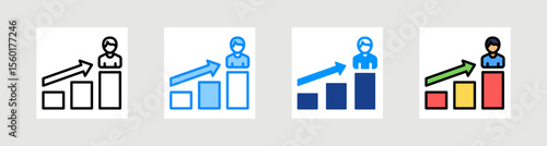 Advancement Icon Collection Set Multiple Style