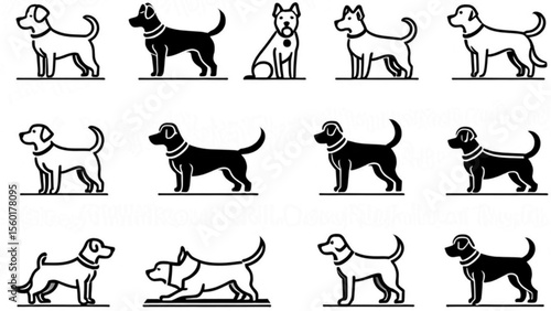 犬アジリティシルエットコレクション｜Dog Agility Silhouette Collection