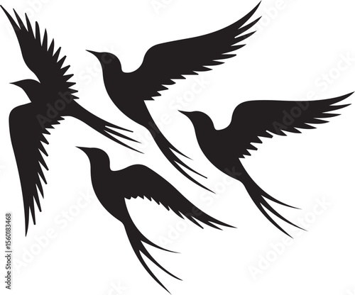 bird, sparrow, robin, eagle, hawk, pigeon, dove, flamingo, parrot, peacock, canary, stork, crow, raven, finch, swallow, 