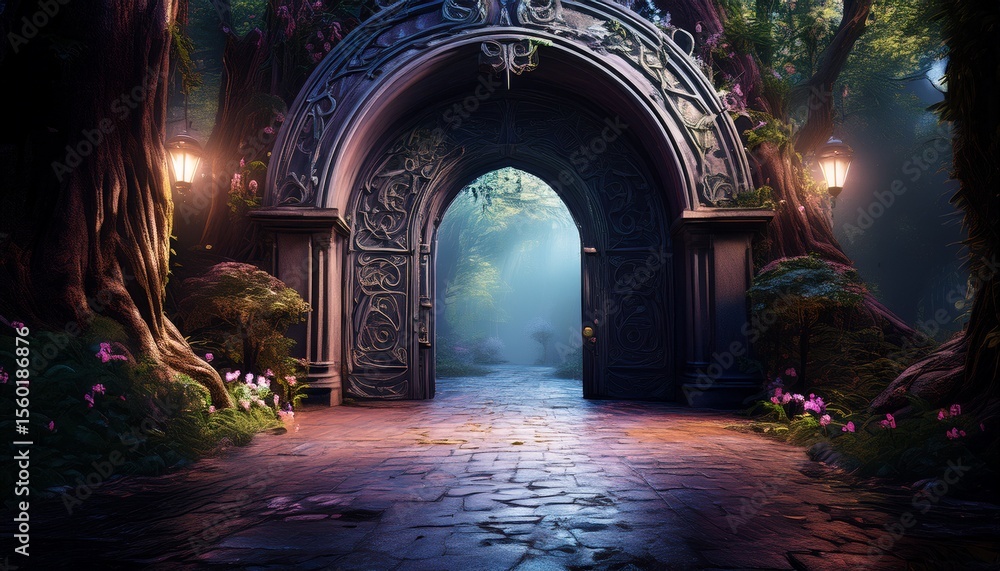 Fototapeta premium mysterious entrance