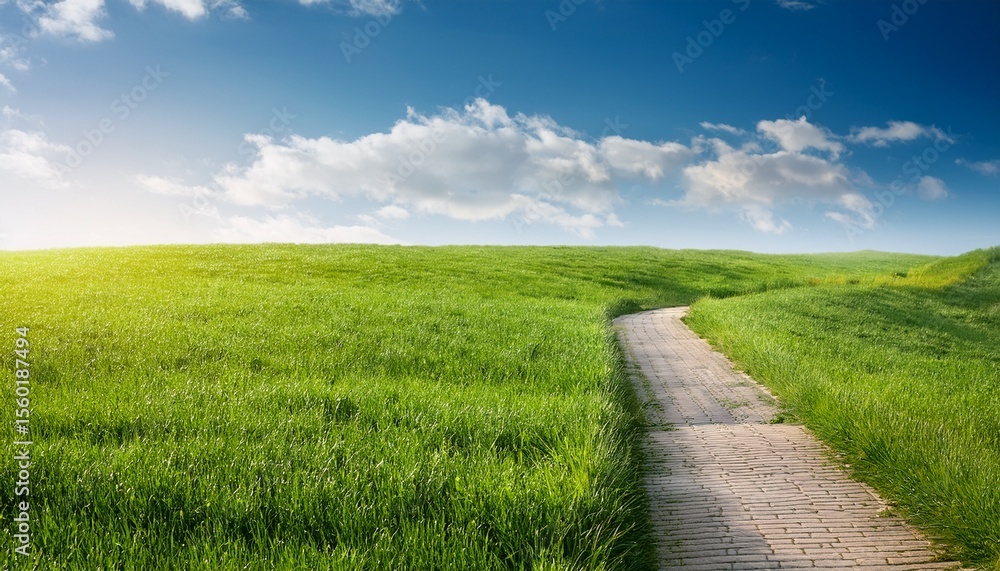 grass field green grass background with a footpath grass field green grass background with a footpath
