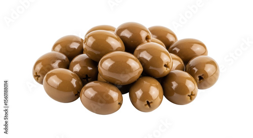 Принти на полотні Isolated Green Olives
