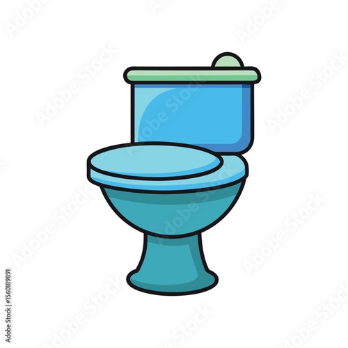 toilet bowl isolated