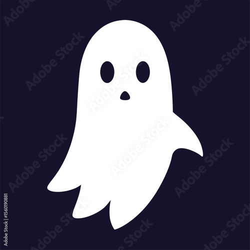 Ghost icon isolated backgrounds Halloween symbol Generative ai | Premium AI-generated image
