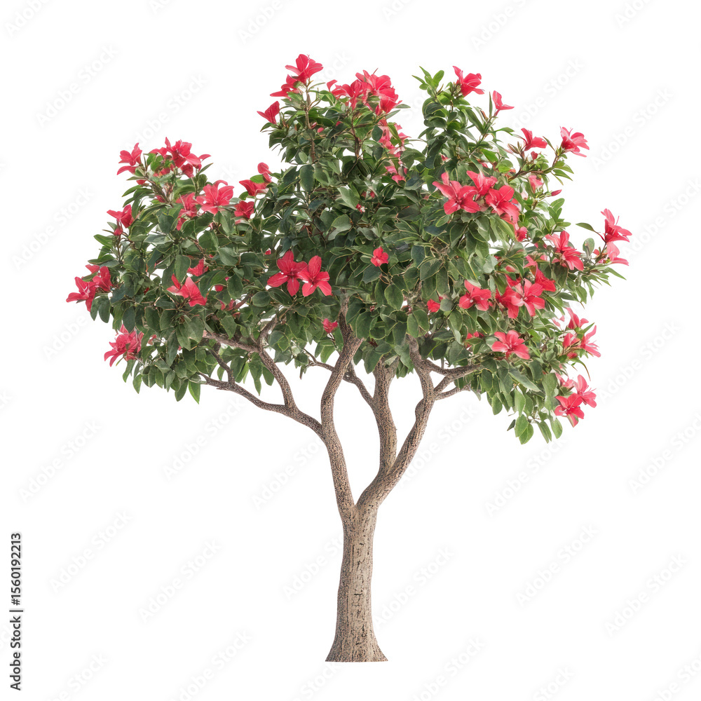 Nerium Oleander Tree - Nerium oleander tree with lush green foliage on transparent background Nerium Oleander Tree - Nerium oleander tree with lush green foliage on transparent background