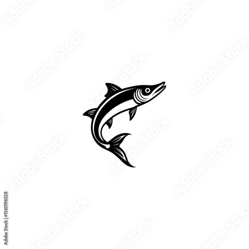 Fish , vector , silhouette , illustration  