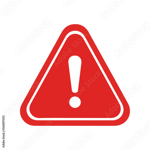 Warning Triangle with Exclamation Mark Icon. symbol indicates caution, alert, error, or important notice. It is widely used for safety warnings, system alerts, and general attention-grabbing purposes.