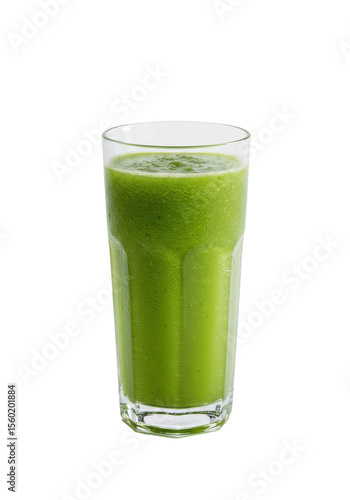 Wallpaper Mural Glass filled with bright green blended drink; textured appearance, smooth consistency inside clear vessel Torontodigital.ca