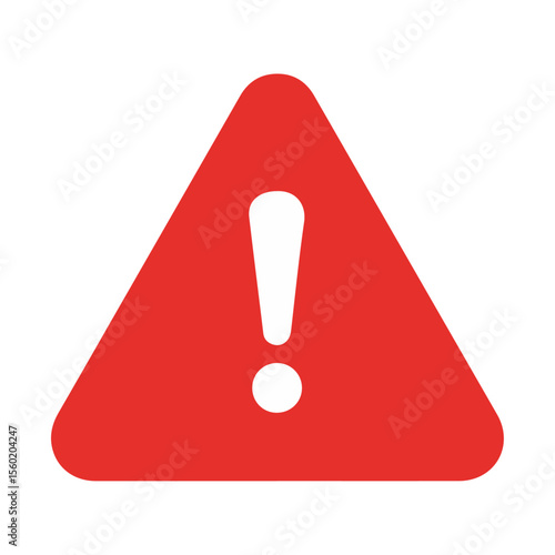 Warning Triangle with Exclamation Mark Icon. symbol indicates caution, alert, error, or important notice. It is widely used for safety warnings, system alerts, and general attention-grabbing purposes.
