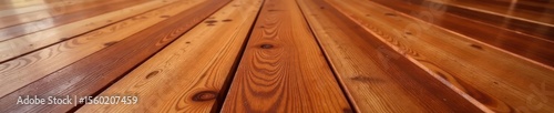 Warm cherry parquet, showcasing natural wood grain Smooth, rich tone , interior, natural, smooth