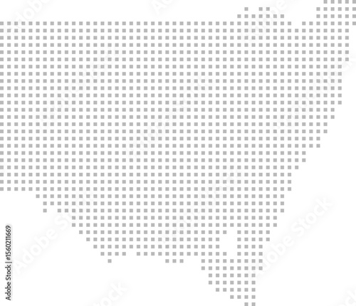 Wallpaper Mural New South Wales – square dot grid vector map (Web Mercator projection, PPT-compatible & fully editable) Torontodigital.ca