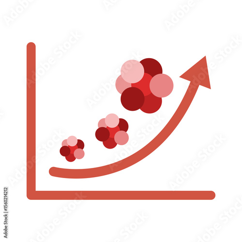 cancer tumor cell developing concept