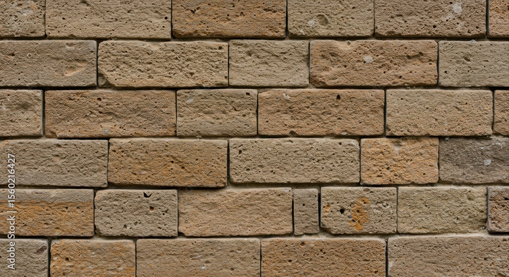 Fototapeta premium Tan Brick Wall Texture