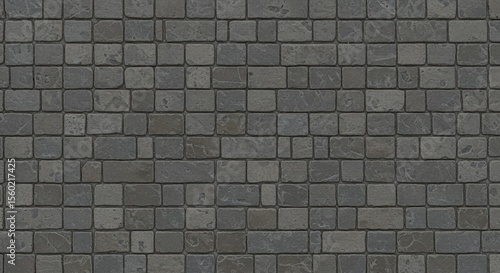 Gray Cobblestone Pavement Texture
