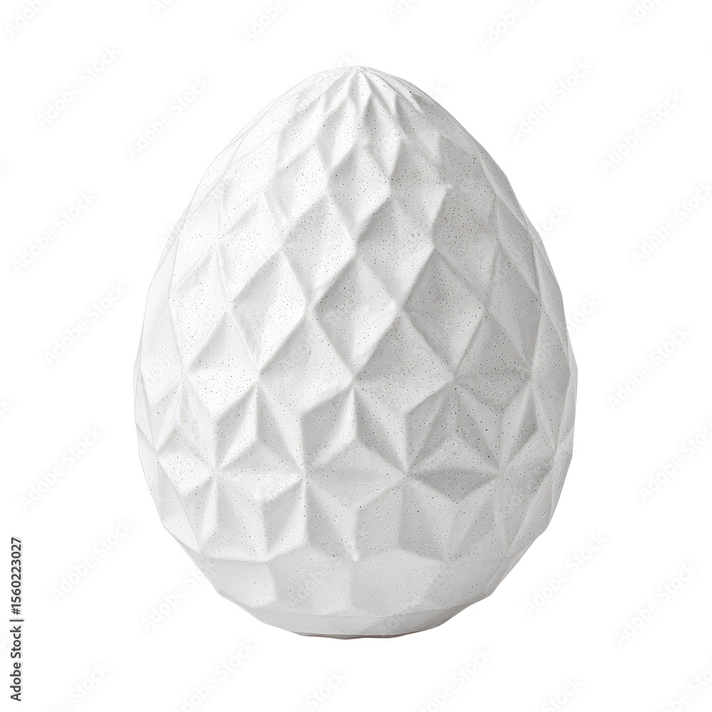 Geometric White Egg Sculpture for Modern Decorative Art Display Geometric White Egg Sculpture for Modern Decorative Art Display