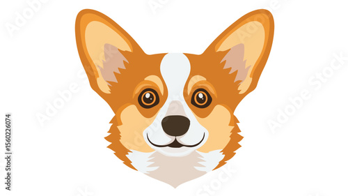 Cute Dogs: Adorable Doggy Head Portrait for Pet Lovers