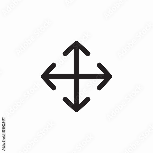 attachment move icon sign vector