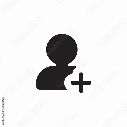 friend request icon sign vector