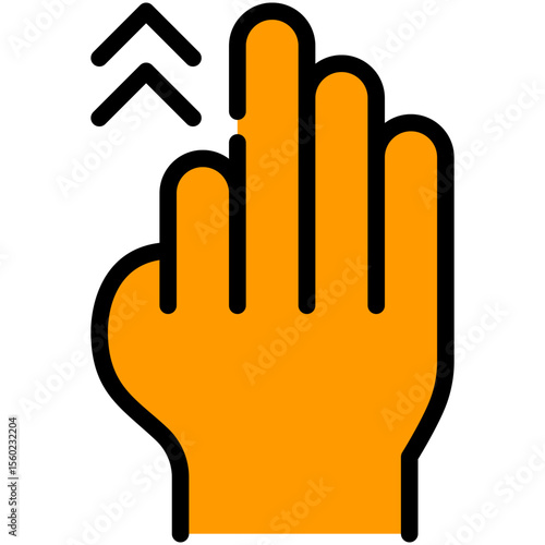 flick filled line icon