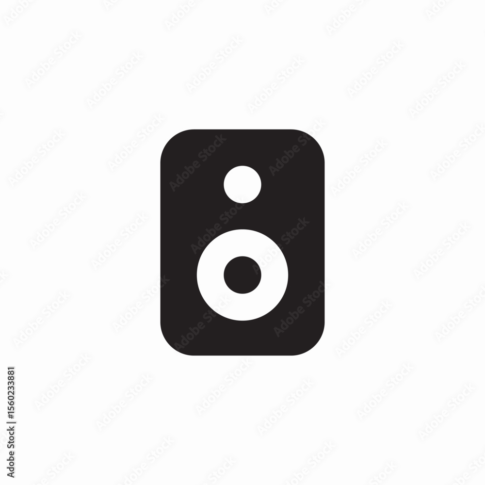stereo device icon sign vector stereo device icon sign vector