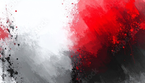 grunge background with red paint