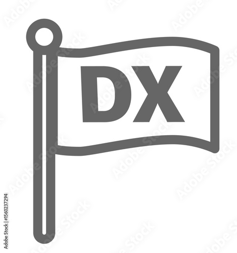 DX推進旗のアイコン