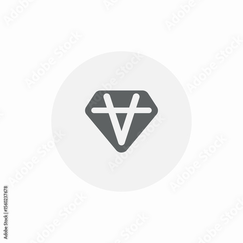diamond quality icon sign vector
