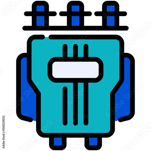 transformers filled line icon