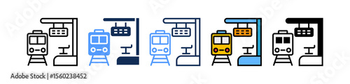 Train Station multiple icon