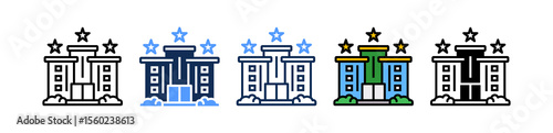 Hotel multiple icon