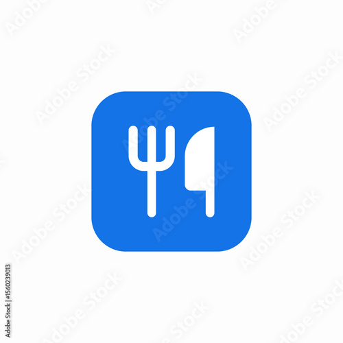 utensils kitchen icon sign vector