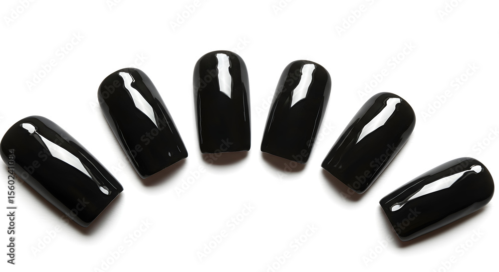 Nails on a white background Nails on a white background