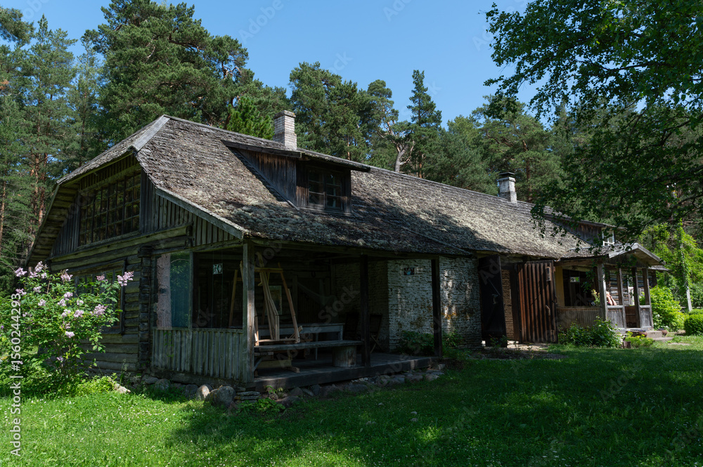 Fototapeta premium countryside cottage in estonia