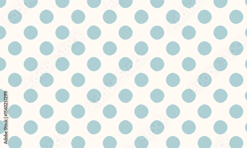 Classic Pastel Blue Polka Dot Pattern