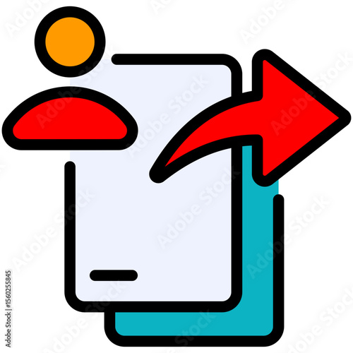 publisher filled line icon