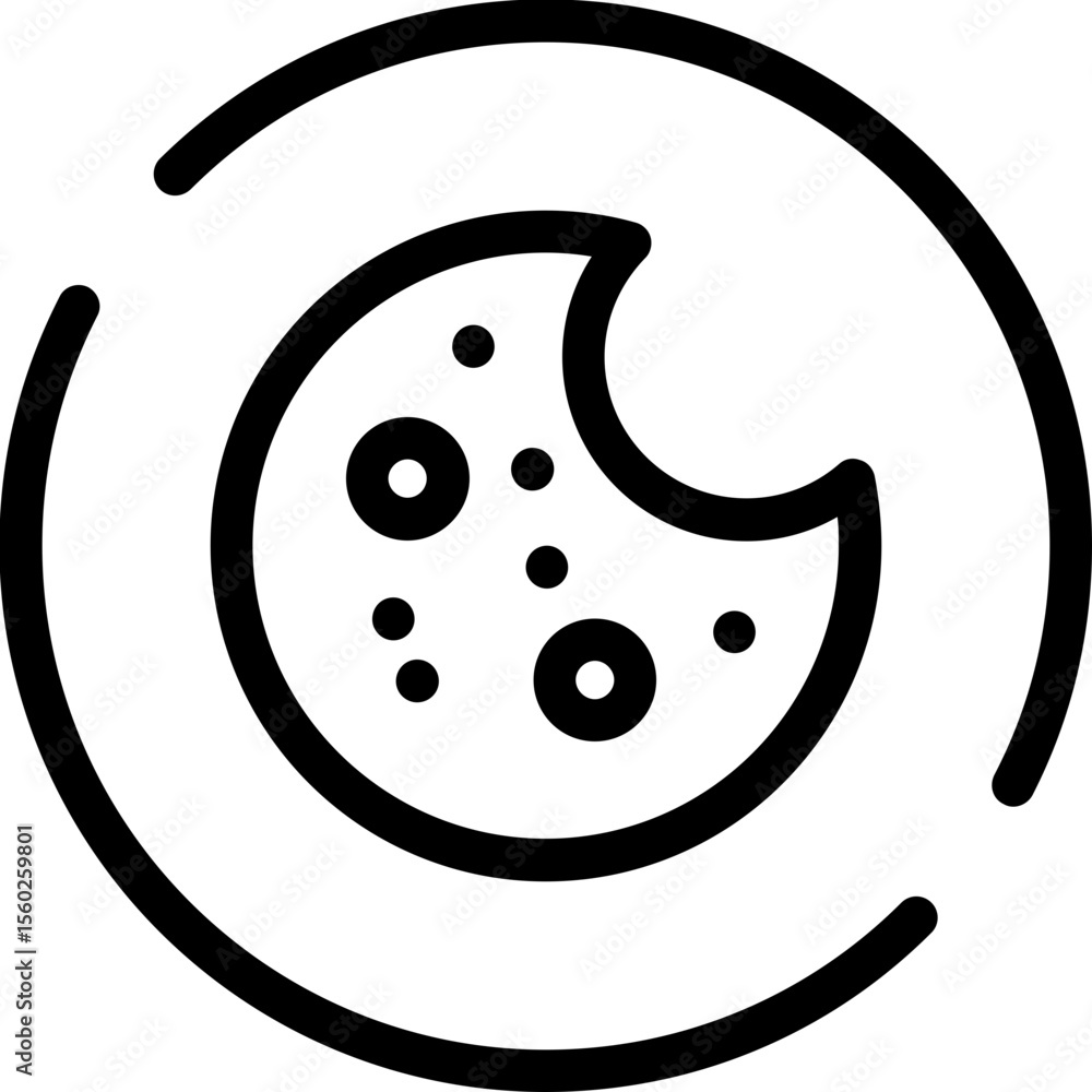 Obraz premium Cookie Icon