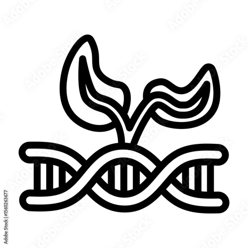 GMO Vector Line Icon Design