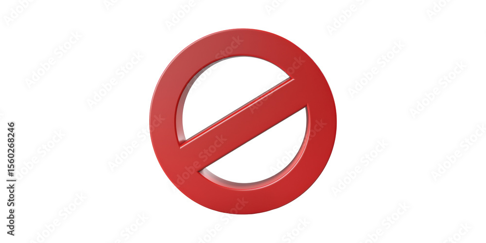 Red Prohibition Sign. Symbol Of Restriction And No Entry Isolated On Transparent Background Red Prohibition Sign. Symbol Of Restriction And No Entry Isolated On Transparent Background