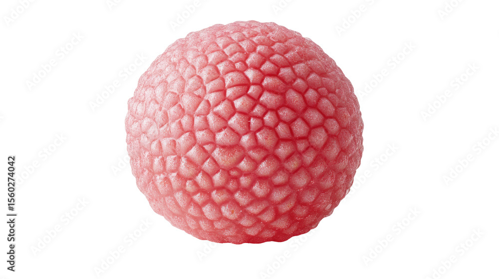 Red, ripe lychee on a branch with green leaves, a sweet and fresh floral fruit illustration on a white background Red, ripe lychee on a branch with green leaves, a sweet and fresh floral fruit illustration on a white background