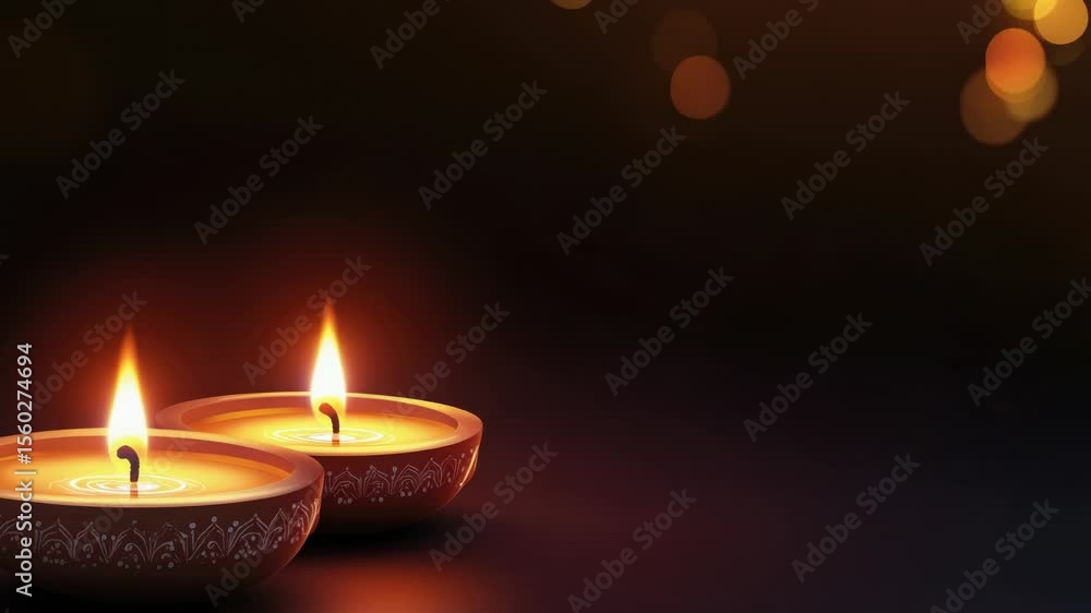 A pair of candles placed on a table, ideal for interior design and decorative purposes A pair of candles placed on a table, ideal for interior design and decorative purposes