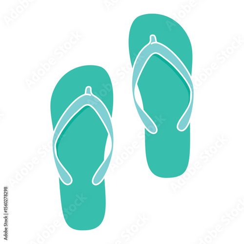 Plastic Flip Flops Beach Vacation Accessories