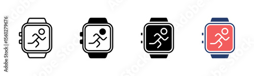 Fitness Tracker icon sheet multiple style collection