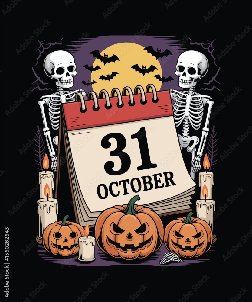 Happy Halloween Spooky Vector Silhouette Pumpkin, Scary Night Horror Typography T-shirt Graphic Clipart Design Template Happy Halloween Spooky Vector Silhouette Pumpkin, Scary Night Horror Typography T-shirt Graphic Clipart Design Template