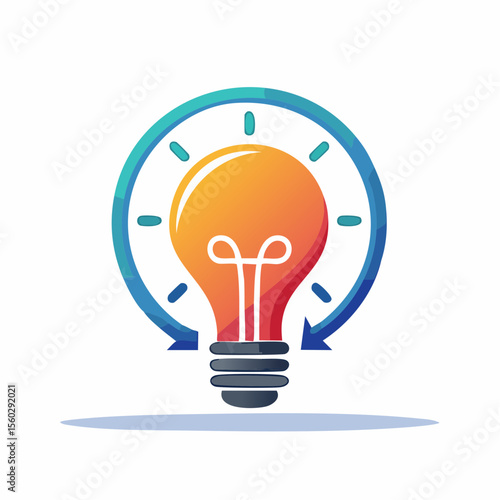 an image of an idea in the form of a logo on paper