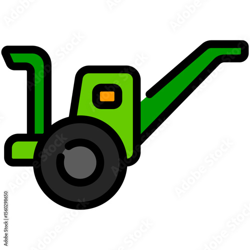 tracktor filled line icon