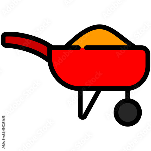barrow filled line icon