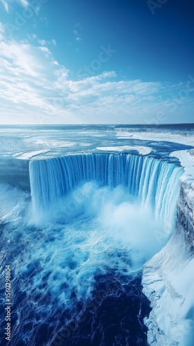 Waterfall River Nature Forest Landscape Serene Scenery