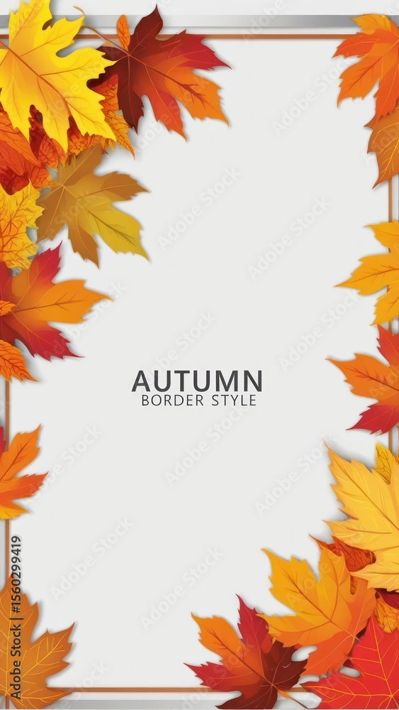 Autumn leaves border on white (1) Autumn leaves border on white (1)