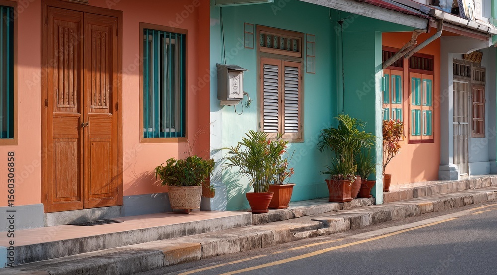 Obraz premium Old house exterior