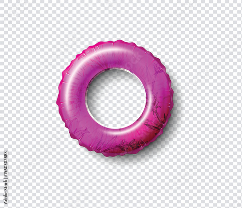 float with pattern on transparent background